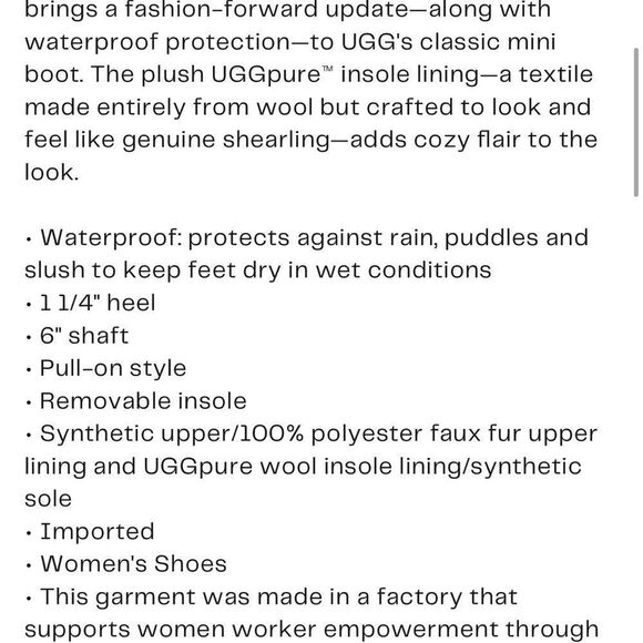 🎉Final Deal🎉UGG Kids Cream Boots - Picture 13 of 13